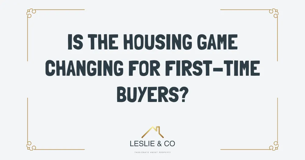 Is the housing game changing for first-time buyers?