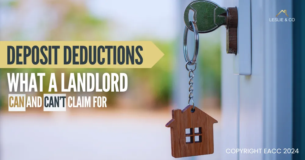 Deposit Deductions: What an Ealing Landlord Can and Can’t Claim for