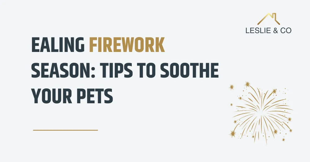 Ealing Firework Season: Tips to Soothe Your Pets