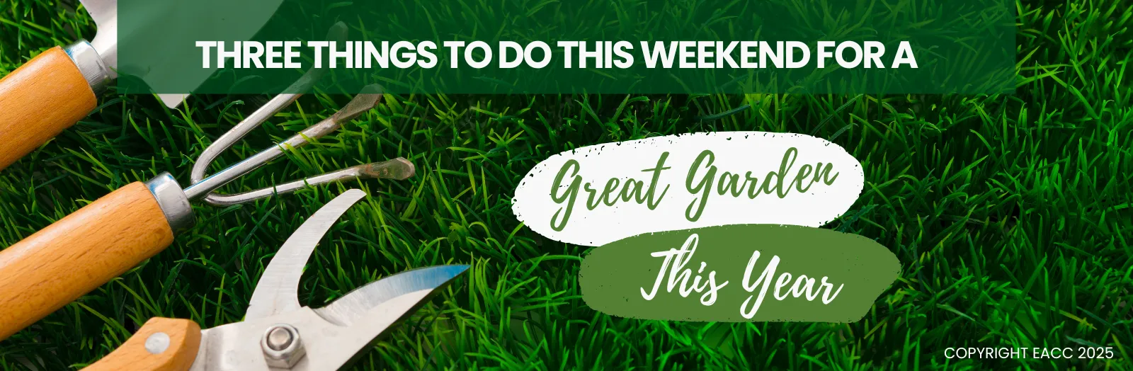 Three Things to Do This Weekend for a Great Garden This Year