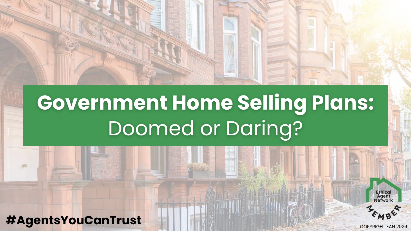 Government Home Selling Plans: Doomed or Daring?