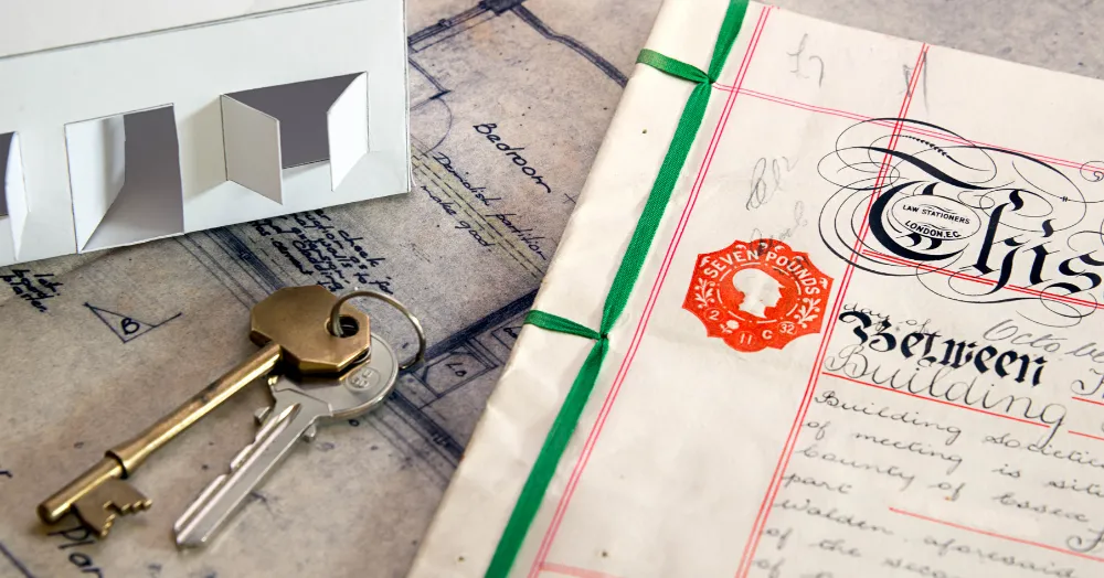 What to do if there's an easement on the property 