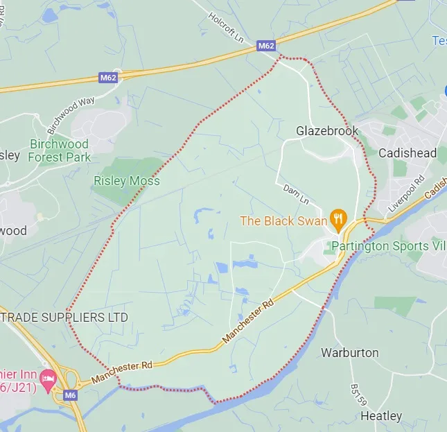 Area Guide for Rixton, Glazebrook & Hollins Green
